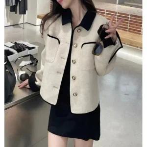 [플로렌]신디 브레스트 모직 자켓 숏코트_P348200167