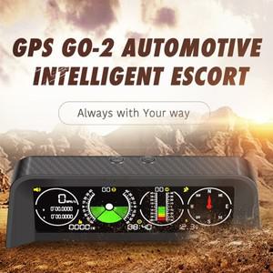 헤드업 디스플레이범용 자동차 Beidou HUD 헤드 업 디스플레이 GPS 경사계 고도 속도계 포인터 오프로드 수