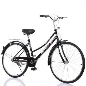 어르신 클래식 자전거 여성 출퇴근 도구 경량 산책 바구니 솔리드 남성용 성인 통근자 라이트