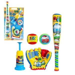 유아 타요 야구배트 소프트볼 글러브 세트 야구 장난감 운동 초등학생 체육교실