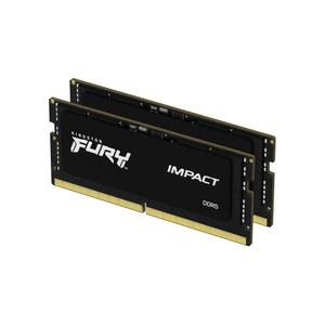 킹스턴 퓨리 임팩트 32GB 2x16GB 6000MT CL38 DDR5 SODIMM 인텔 XMP 플러그 플레이 노트북 메모리 키트 2개 KF560S38IBK2 32