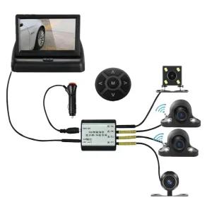 어라운드뷰 모니터 360도 4채널 후방 서라운드 화물차