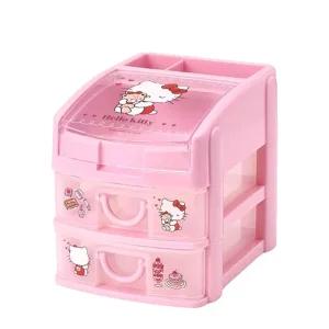 헬로키티 로망 3단 서랍장 (데스크 정리함)(일)(638749)책상 수납함 3단미니 소품 캐릭터