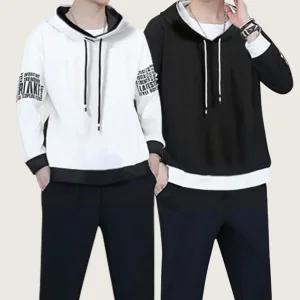 후드티 트레이닝 상하의 세트 겨울 남성 츄리닝 트레이닝 밴딩팬츠 세트 남자 런닝복 복 추리닝 가을