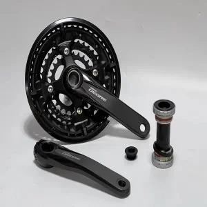 스포츠레저 자전거 Shimano DEORE T6010 크랭크셋 170MM 3x10단 체인링 48T-36T-26T HOLLOWTECH II 30s MTB