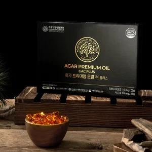 국내제조 아가 프리미엄 침향 오일 걱 플러스 캡슐형 30캡슐 활력 스트레스 피로 누적 면역 비타민