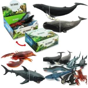 반디 해양 동물모형 9종세트 말랑 소프트 피규어 바다동물 생물 관찰 학습교구