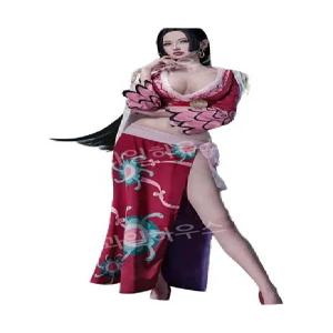 보아핸콕 코스프레 해적 S 의상 졸사 원피스 망토 여자