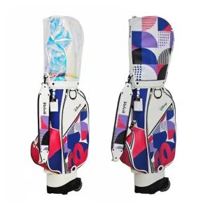 볼빅 디즈니 홀로그램 패턴 여성용 바퀴형 캐디백 TK