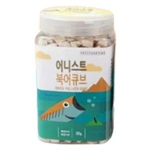 강아지 그대로 동결건조 큐브 북어 90g 1P 트릿 한입