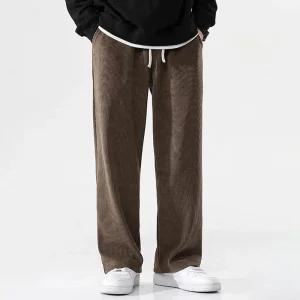 겨울 골덴바지 남자기모조거 세미와이드 남성코듀로이팬츠