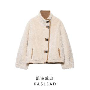 2025가을 신상품 여성복 유미 패셔너블 어디에나 양면 재킷 6318254