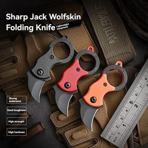 캠핑용 소형 미니 휴대용 나이프 필러 고정날 멀티 EDC 도구 체인 포함 새 열쇠고리 스테인리스 스틸