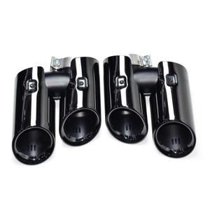 2014-2025 포르쉐 마칸 배기 테일 파이프 업그레이드 GTS 블랙 머플러 스테인리스 스틸 팁 노즐