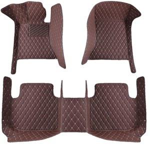 현대 제네시스 G80(RHD)의 전천후 바닥 매트, 전면 후면 가장자리가 올라간 방수 맞춤형 자동차 E 커피.