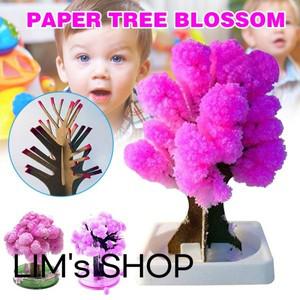 매직  사쿠라 나무 크리스마스 트리 종이 꽃이 만발한 크리스탈  DIY  NDS 1 개 2 개