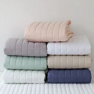 누블 데일리 60수 아사 순면 미끄럼방지 밴딩 사계절 논슬립 매트리스 침대 패드 S/SS