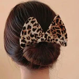 머리묶는 머리끈 와이어 헤어밴드 무늬 리본 당고머리