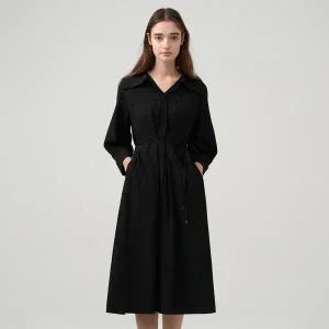 [롯데백화점]온앤온 셔츠형 플리츠 원피스 NEW5XO213