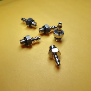 5Pcs 공기 공압 호스 5/32 인치4mm M3 M5 수나사 미니 바브 피팅