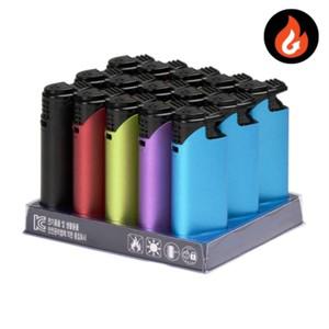 편의점 판매용 국내개발 무광메탈 토치 라이터 뚜껑있는 메탈토치 고급터보 15개