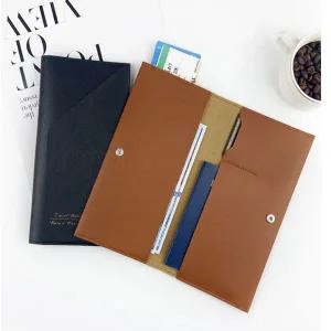 슬림 여권케이스 여권지갑 여행용 파우치 항공권 보관 커버