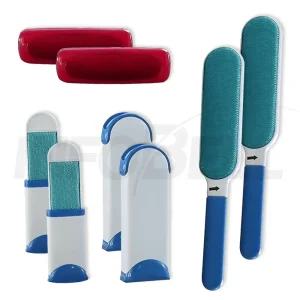 먼지 잡는 귀신 에브리 싹싹 휴대용 양면 옷 털 먼지 제거 털이 떨이 브러쉬 털이개 떨이개 제거기 2세트