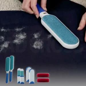 먼지 잡는 귀신 에브리 싹싹 휴대용 양면 옷 털 먼지 제거 털이 떨이 브러쉬 털이개 떨이개 제거기 2세트