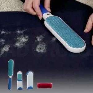 먼지 잡는 귀신 에브리 싹싹 휴대용 양면 옷 털 먼지 제거 털이 떨이 브러쉬 털이개 떨이개 제거기 1세트