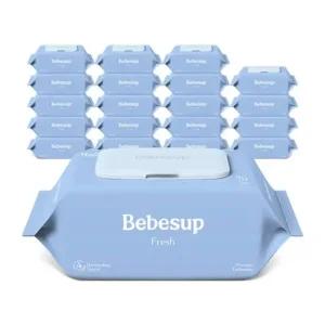 [맘가이드 A등급/클린마크] 베베숲 고평량 프리미엄 물티슈 프레쉬 70매 캡 20팩 427264