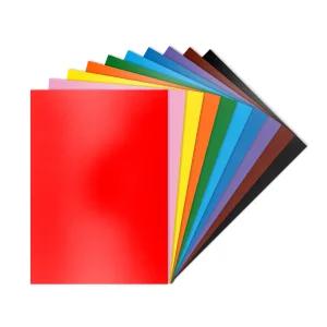 칼라 마닐라지 240g A4 10색 50매 혼합 마분지 종이 색지 두꺼운 도화지 
