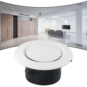 75100125150200mm 조정 가능 공기 환기 커버 원형 덕트 천장 벽 구멍 그릴 루버 S