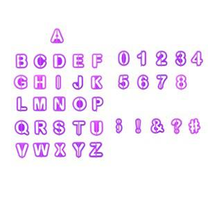 주얼리 제작용 미니 소형 알파벳 문자 폴리머 클레이 커터  DIY 도마그네틱 세라믹 도구  아트 공예 키트