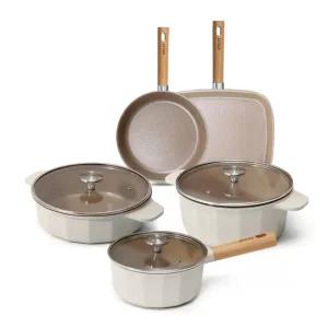 STOLTZ 슈톨츠 크림 냄비 프라이팬 IH 인덕션 가성비 주방 5종세트(편수18+양수24+전골24+팬26+사각팬28)