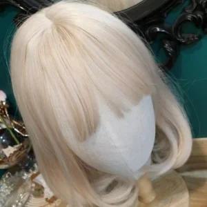 금발 프레 촬영 단발가발 할로윈장식 앞머리 C컬 (49XA6)