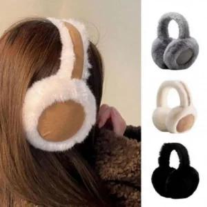 귀마개 귀도리 겨울 접이식 방한 토끼털귀마개 털 (49JM8)