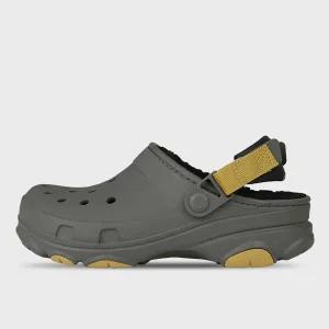 [크록스] 샌들 올터레인 라인드 클로그 겨울 방한 털슬리퍼 207936-3J5