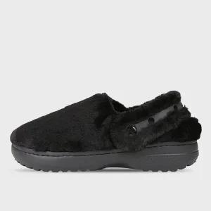 [크록스] 샌들 클래식 언퍼게터블 클로그 퍼슈어 겨울 방한 털슬리퍼 211116-001