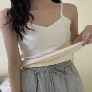 [모어오브][2종세트] 따뜻한 기모 나시 이너웨어 탑