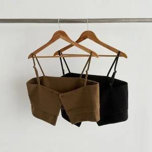 [하프클럽/]여성 단추 FW 캐미 코디 리버서블 뷔스티에