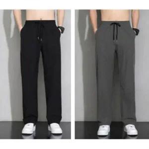 여름 인기 시원한 쿨 남성 감성 슬림 일자 밴딩 팬츠