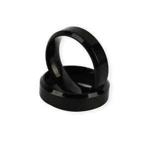 [콩심팥심]블랙 써지컬 스틸 티타늄반지 커플반지 라운드반지