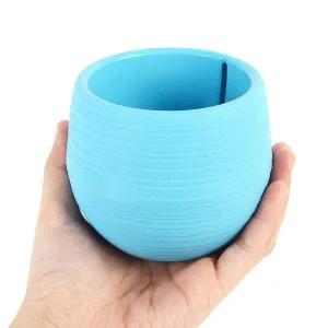 미니 원형 플라스틱 화분 중형 식물 화분