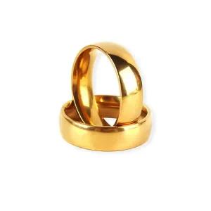 [콩심팥심]금색 써지컬 스틸 티타늄반지 커플반지 악세사리 반지