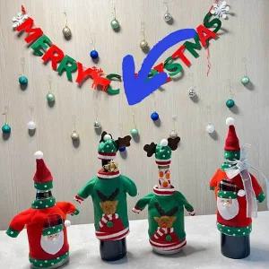 와인선물포장 술병꾸미기 술병커버 크리스마스분위기