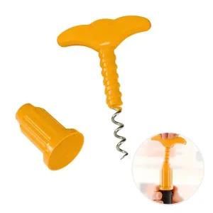 휴대용 회전식 와인 오프너 경량 병따개 손쉬운 와인딸기 도구