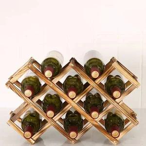 와인렉 원목 와인보관 거치대 10구