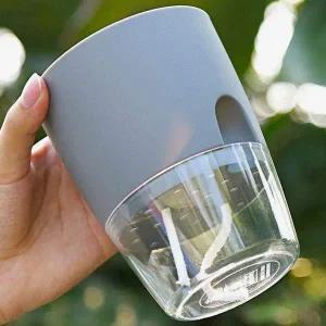 자동화분 미니 저면관수 화분 책상용 작은플라스틱화분 책상화분