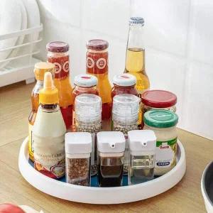 양념통 정리대 회전 선반 조미료 정리 트레이