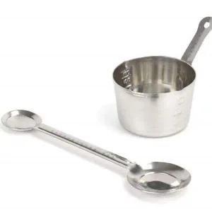 스텐레스 계량컵 200cc 용량컵 비이커형 주방 계량 소품